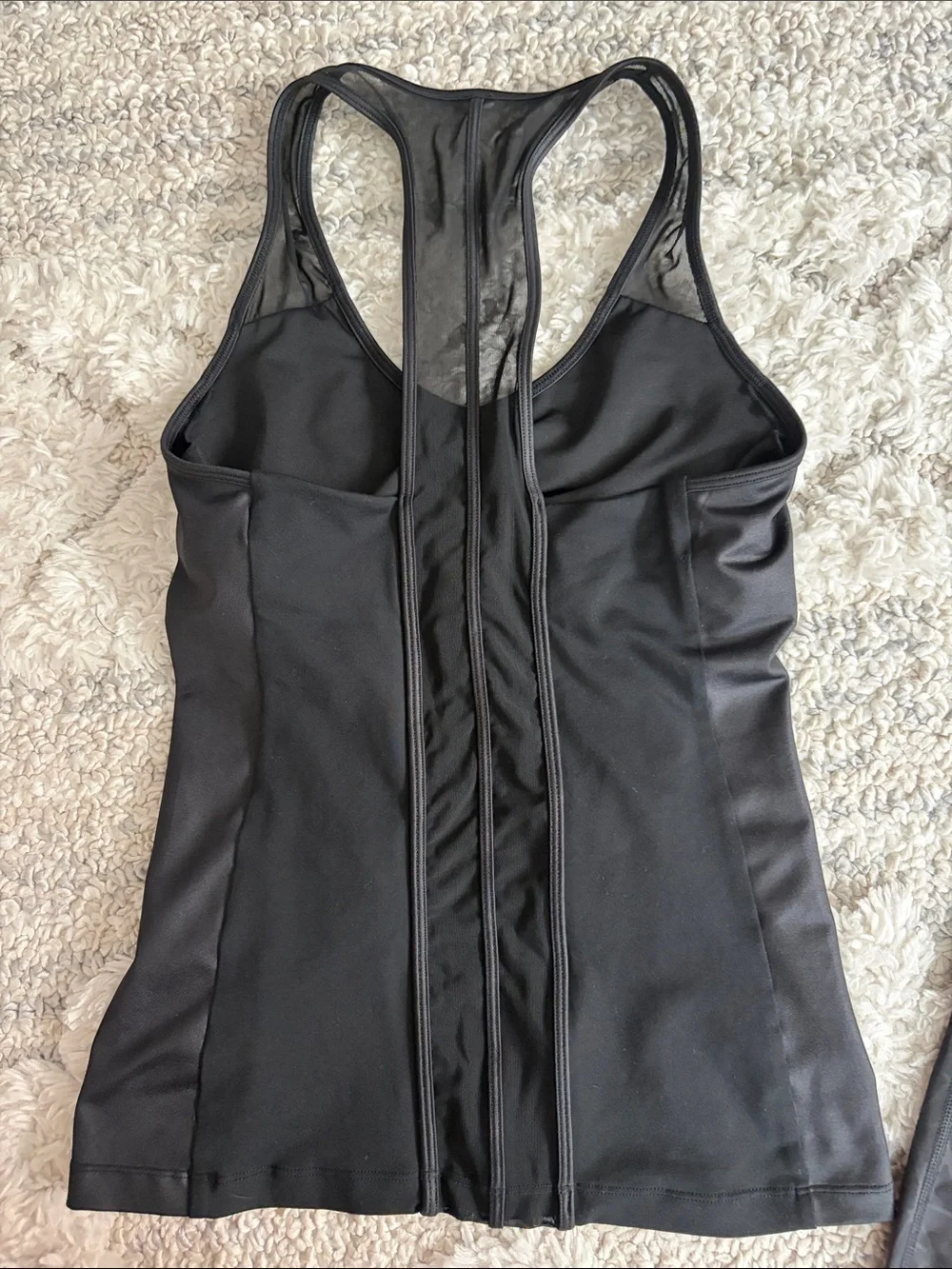 ALO Yoga Racerback Tank, Lululemon Racerback Tank, Fabletic Sports Bra Size S